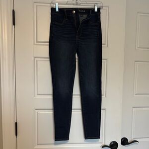 American Eagle Outfitters Blue Skinny Jeans High-Rise